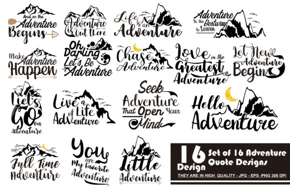 Adventure Quote SVG Designs for Real Embroidery Projects