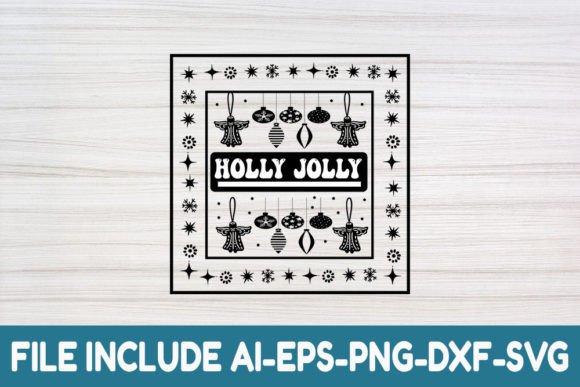 Christmas Quote SVG Design, Holly Jolly – A Real-World Embroidery Review
