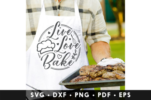 Live Love Bake SVG Chef Quote Review: A Versatile Design for Real Projects