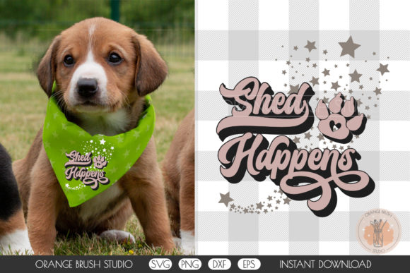 Shed Happens Dog Bandana Quote SVG DIY Review for Real Projects