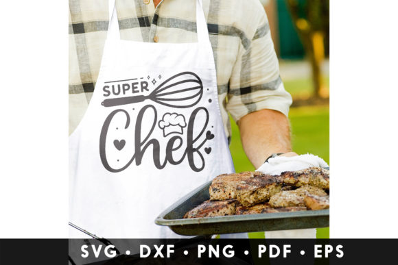 Super Chef - Chef Quote SVG for Real Embroidery Projects
